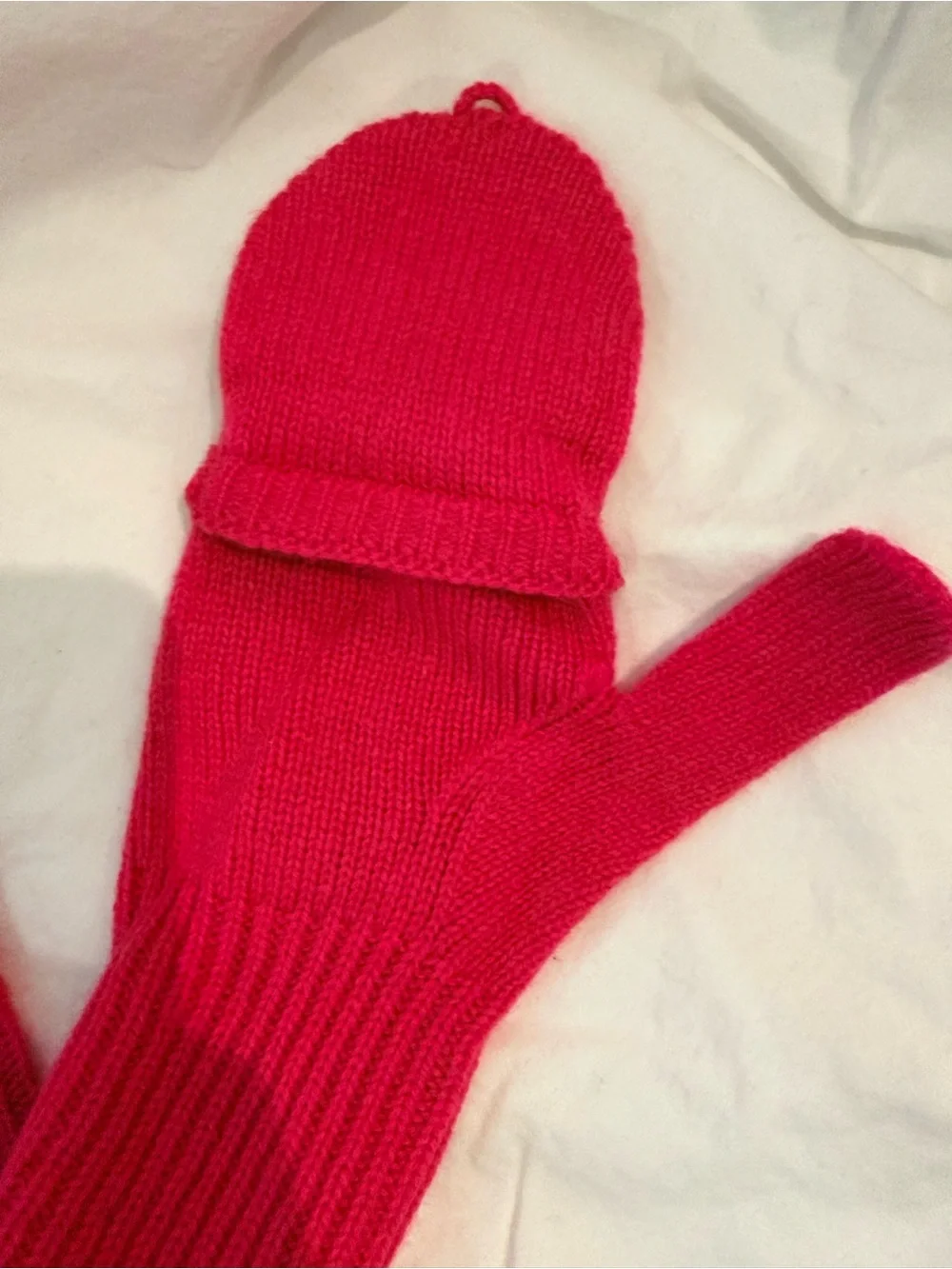 Juicy Couture Pink Convertible Fingerless Gloves Mittens NWT with Box